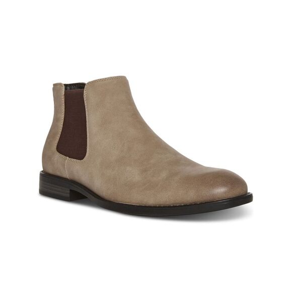 MADDEN Other - MADDEN Mens Beige Goring Maxxin Round Toe Block Heel Dress Chelsea Boot 11.5